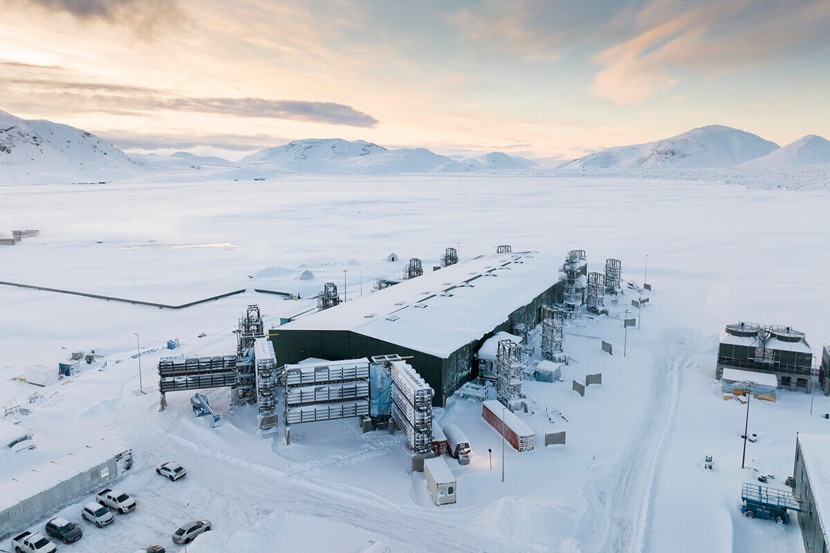 La nova planta de captació de carboni que l'empresa Climeworks ha posat en marxa a Islàndia - Foto: Shutterstock